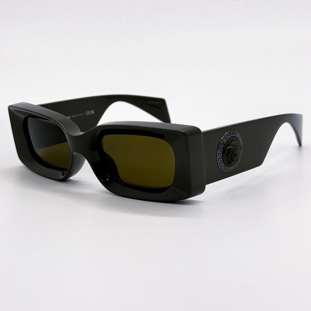 New! Versace VE4474U 549173 Stylish Olive Sunglasses, Unisex, Authentic